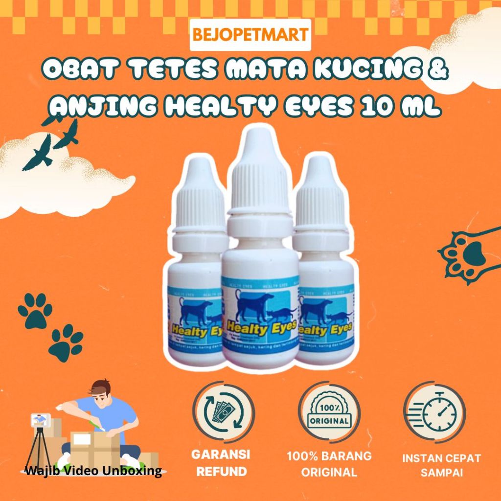 Healthy Eyes 10 ml  - Tetes Mata Kucing Anjing Healty Eyes