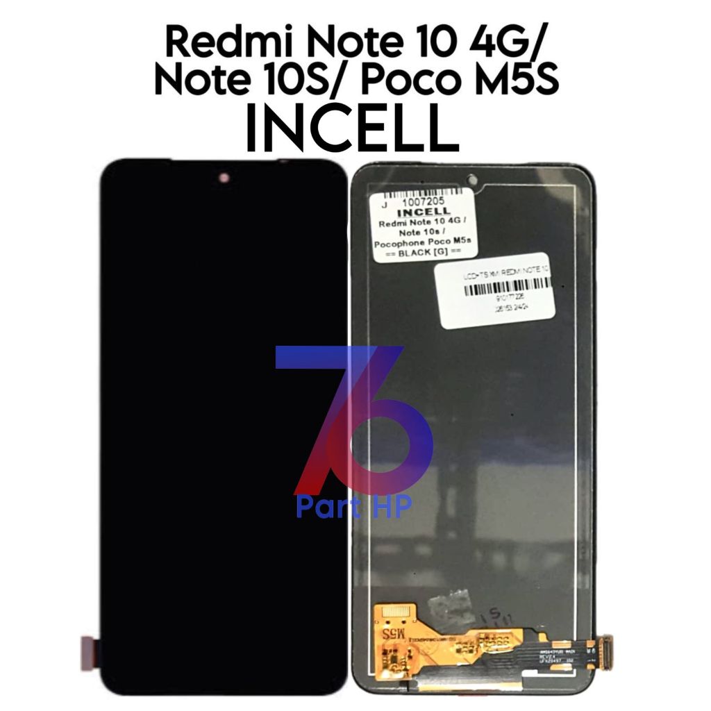 LCD Touchscreen Fullset Xiaomi Redmi Note 10 4G / Note 10s / Pocophone Poco M5s / M2101K7AI / M2101K