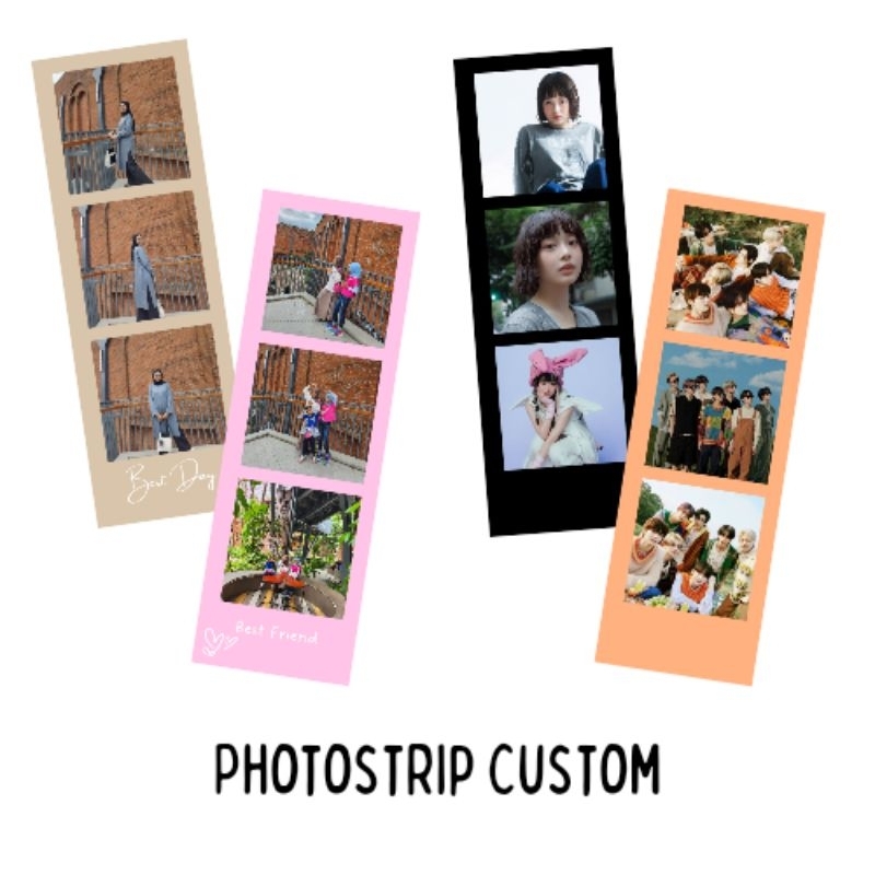 premium photostrip custom - photo strip - cetak foto custom - cetak photostrip