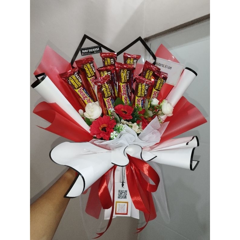 

Buket kemerdekaan 17 agustus | buket beng-beng isi 10 (FREE PACKING KARDUS)