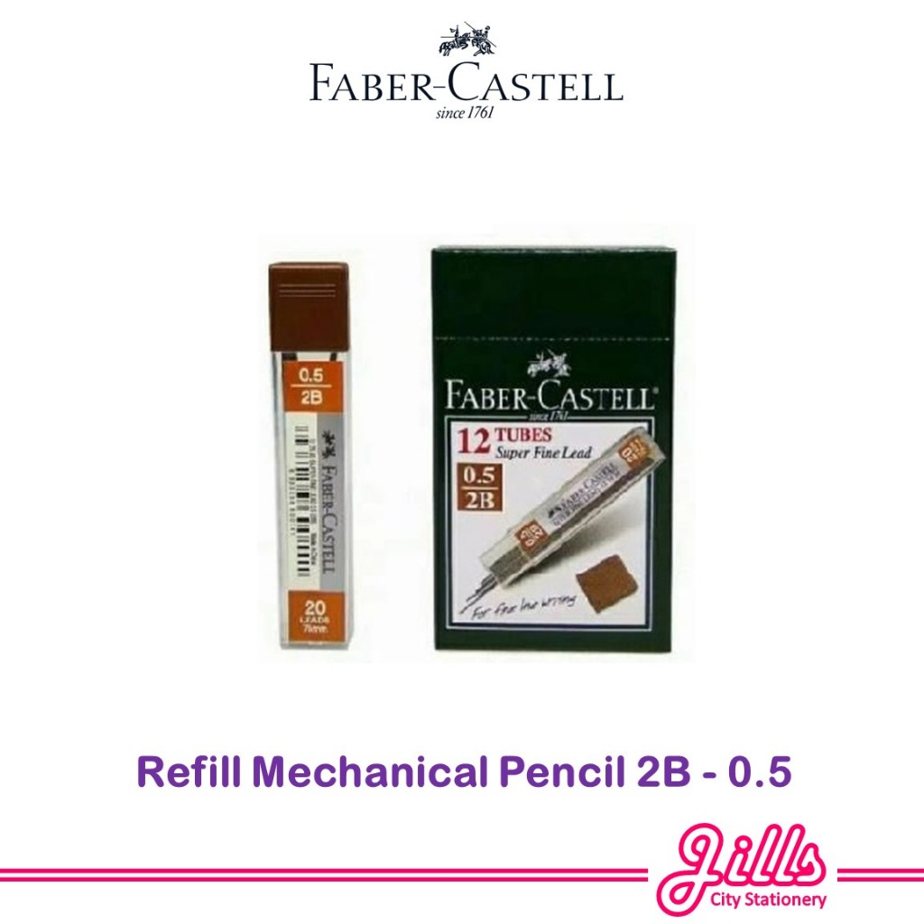 

Faber Castle Refill isi Pensil Mekanik 2B 0,5mm