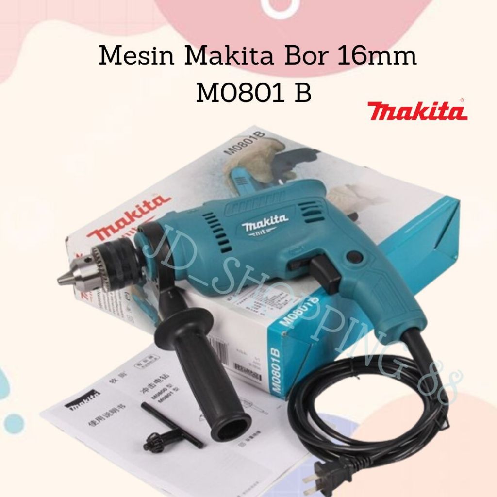 Mesin Bor 16mm Makita M0801B - M 0801 B - M0801 B