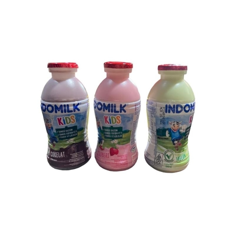 

INDOMILK BOTOL 190 ML MELON COKLAT STRAWBERRY