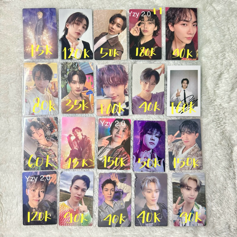 PC SCOUPS JEONGHAN JOSHUA JUN HOSHI WOOZI THE8 DOKYEOM SEUNGKWAN VERNON DINO MINI CARD JXW KIT DICON