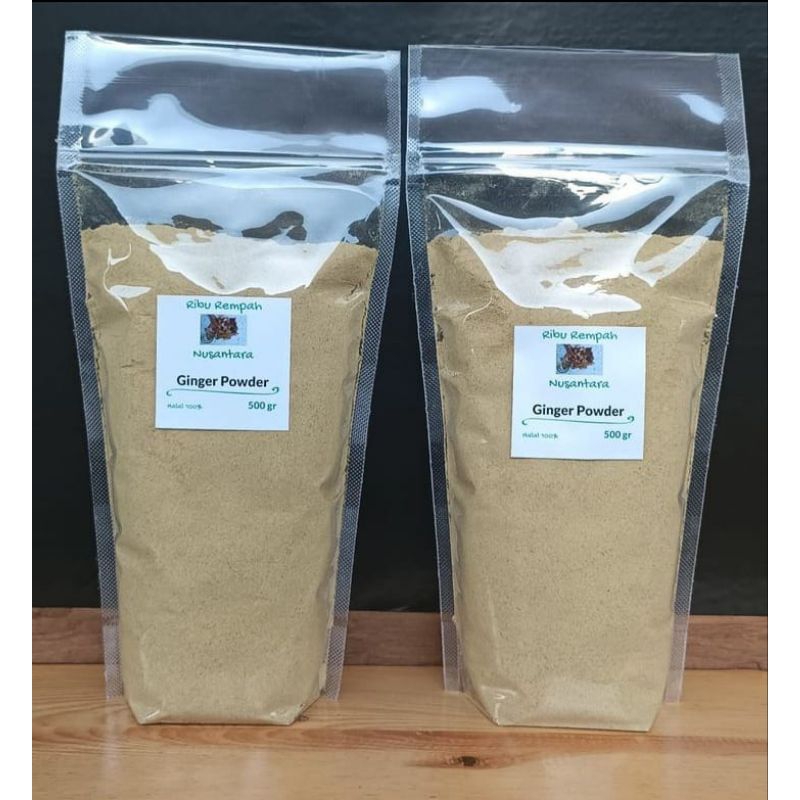 

07.rempah rempah Ginger powder bubuk halus siap saji kemasan praktis