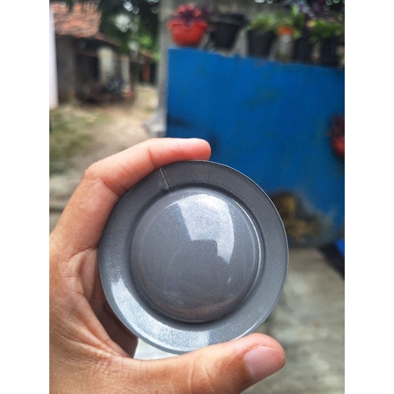 Cat Powder Coating warna Silver Grey Metalik 1kg