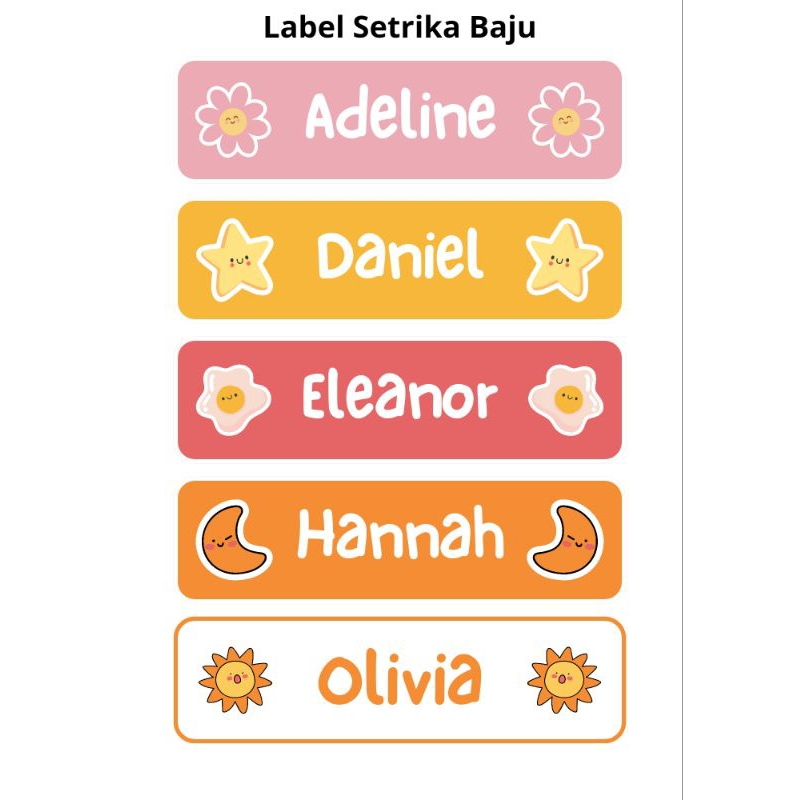 

LABEL BAJU SETRIKA