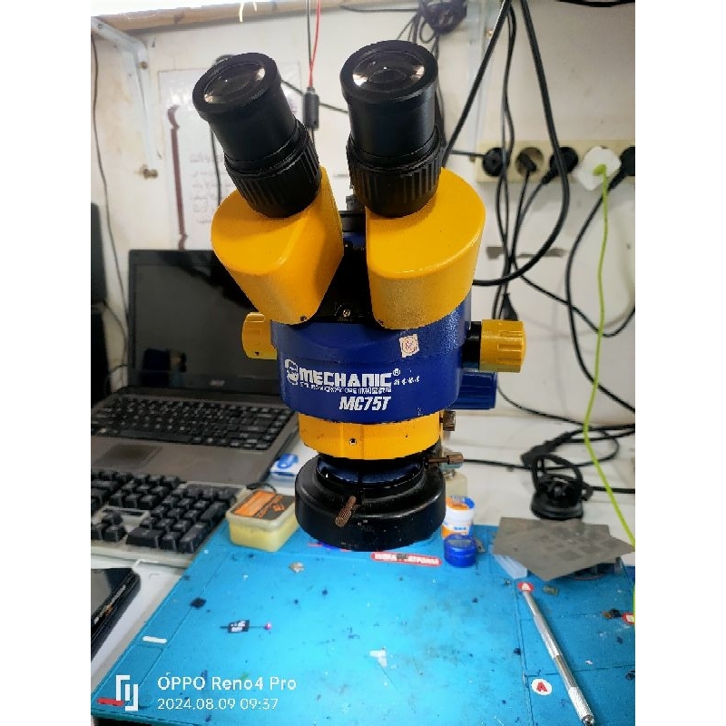 microscope servis hp mechanic mc75t bekas