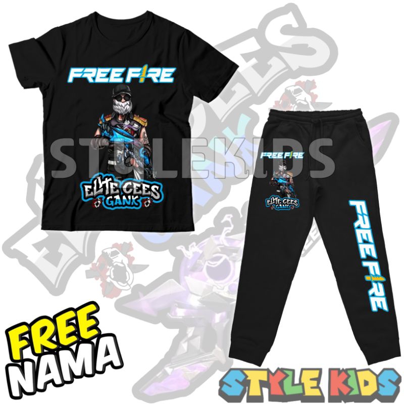 BISA COD FREE NAMA Setelan Kaos Anak Jogger Anak Laki laki Perempuan Logo Karakter Sg Ak Naga Elite 