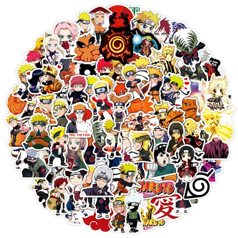 

Naruto - 50pcs Stiker Anime - manga Sticker tumbler Hp koper laptop notebook aesthetic motor vespa dinding lantai anti air