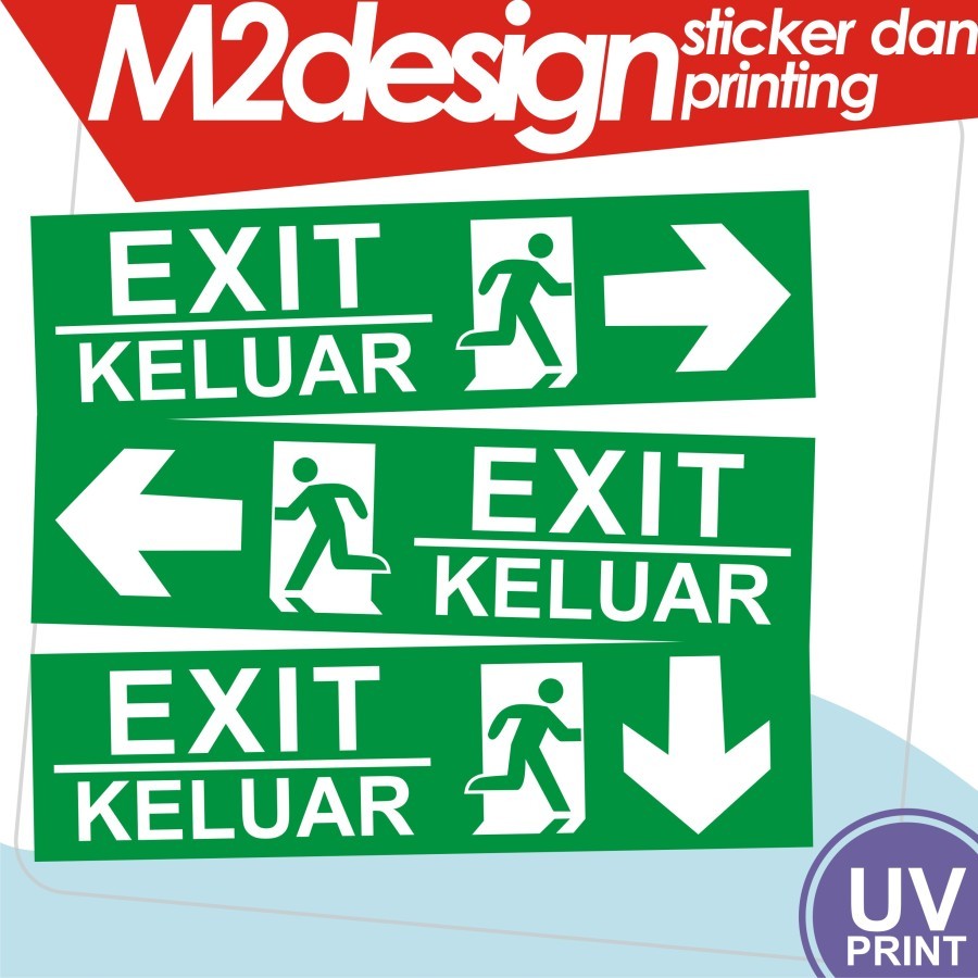 

STICKER K3 PENUNJUK EXIT ATAU KELUAR