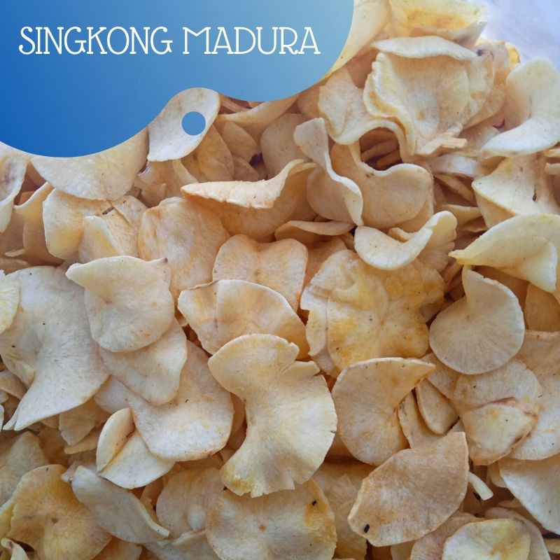 

Forcysn Keripik Singkong Bawang Madura 1/2 Kg Gurih Renyah