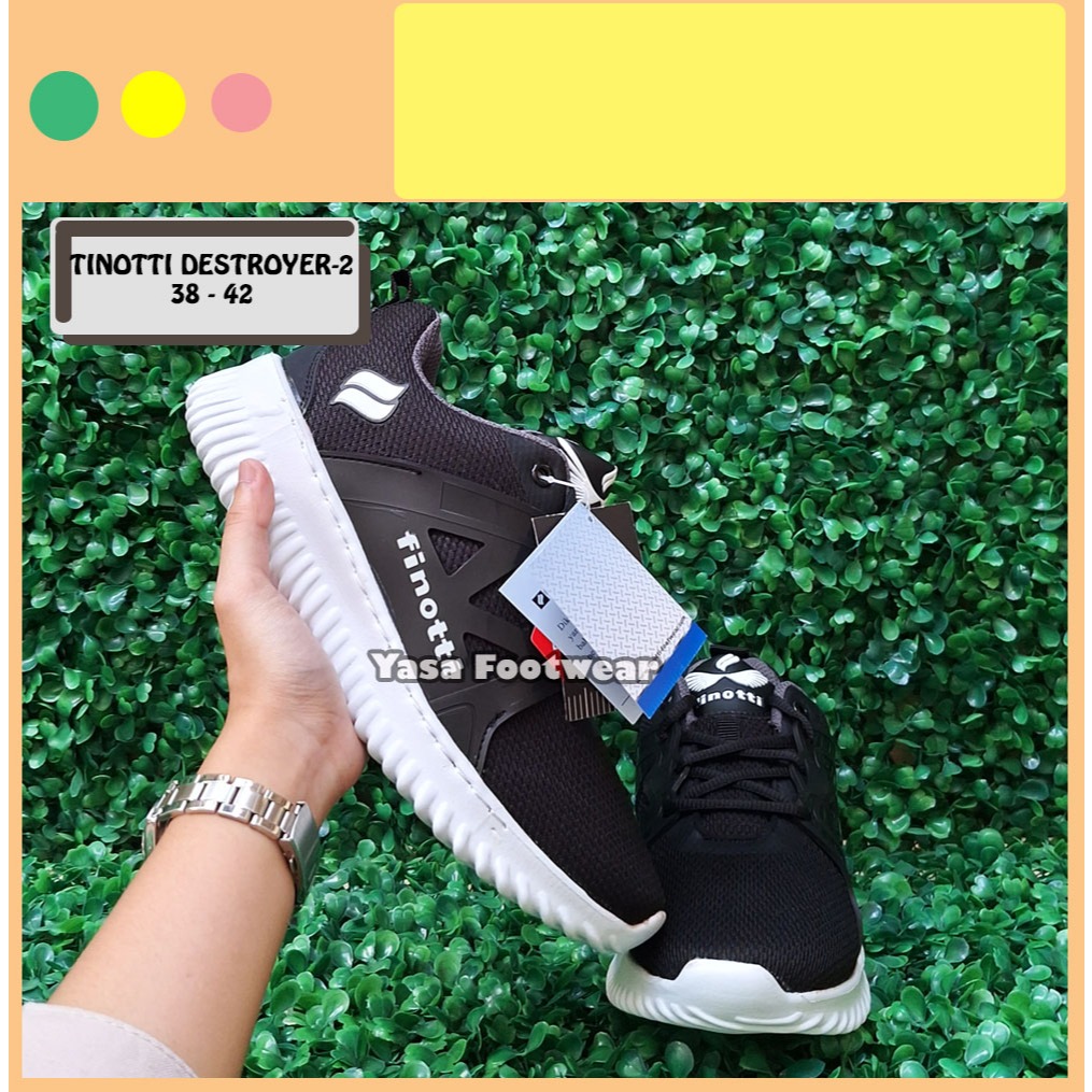 YASA FOOTWEAR - Sepatu FINOTTI DESTROYER 2 38-42 /Sepatu Sekolah Hitam /Sepatu Pria /Sepatu Dewasa /