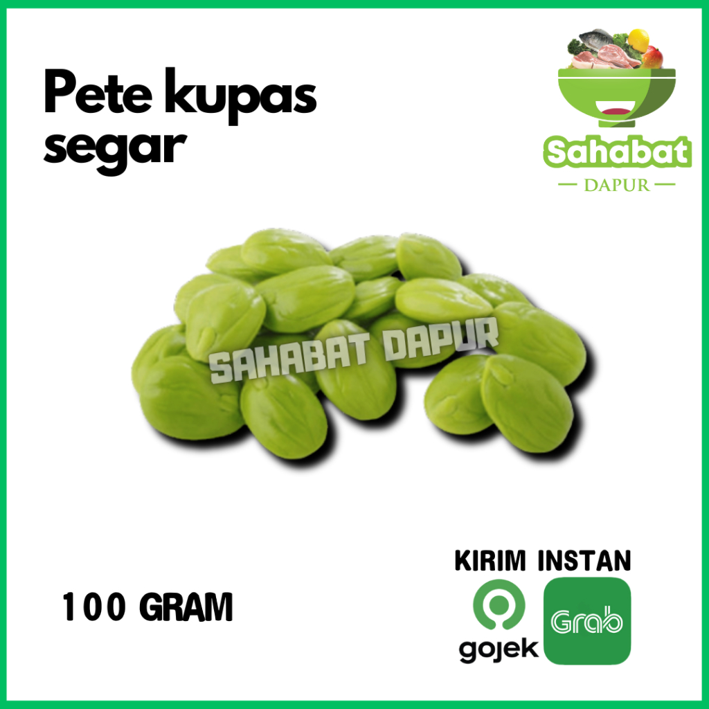 

Pete Kupas / Petai Kupas Segar 100 gr - Sahabatdapur