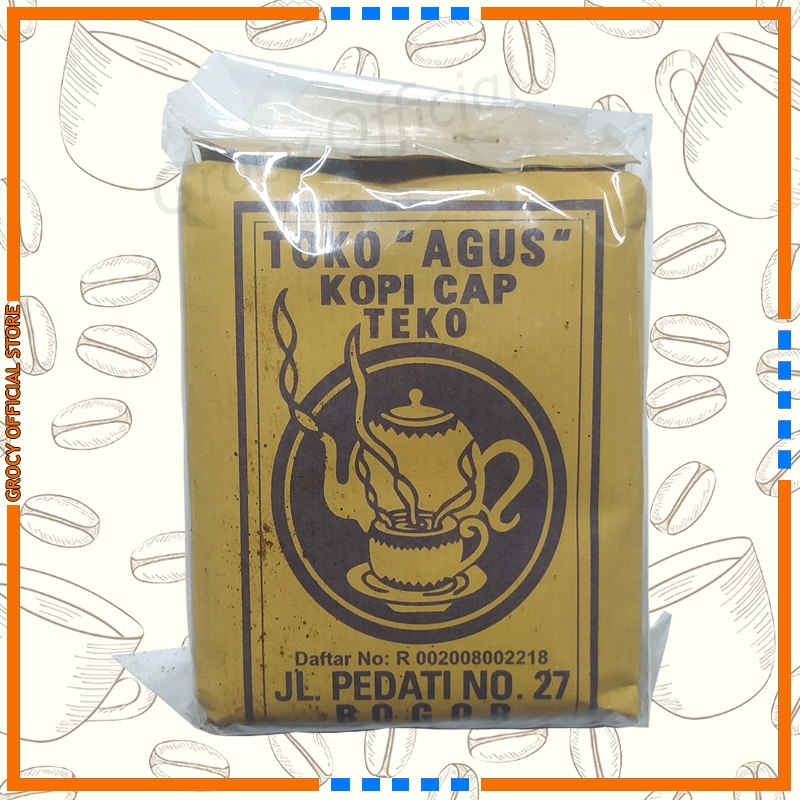 

Kopi Cap Teko 250gr Tanpa Gula Toko Agus Khas Bogor Murah Enak dan Harum