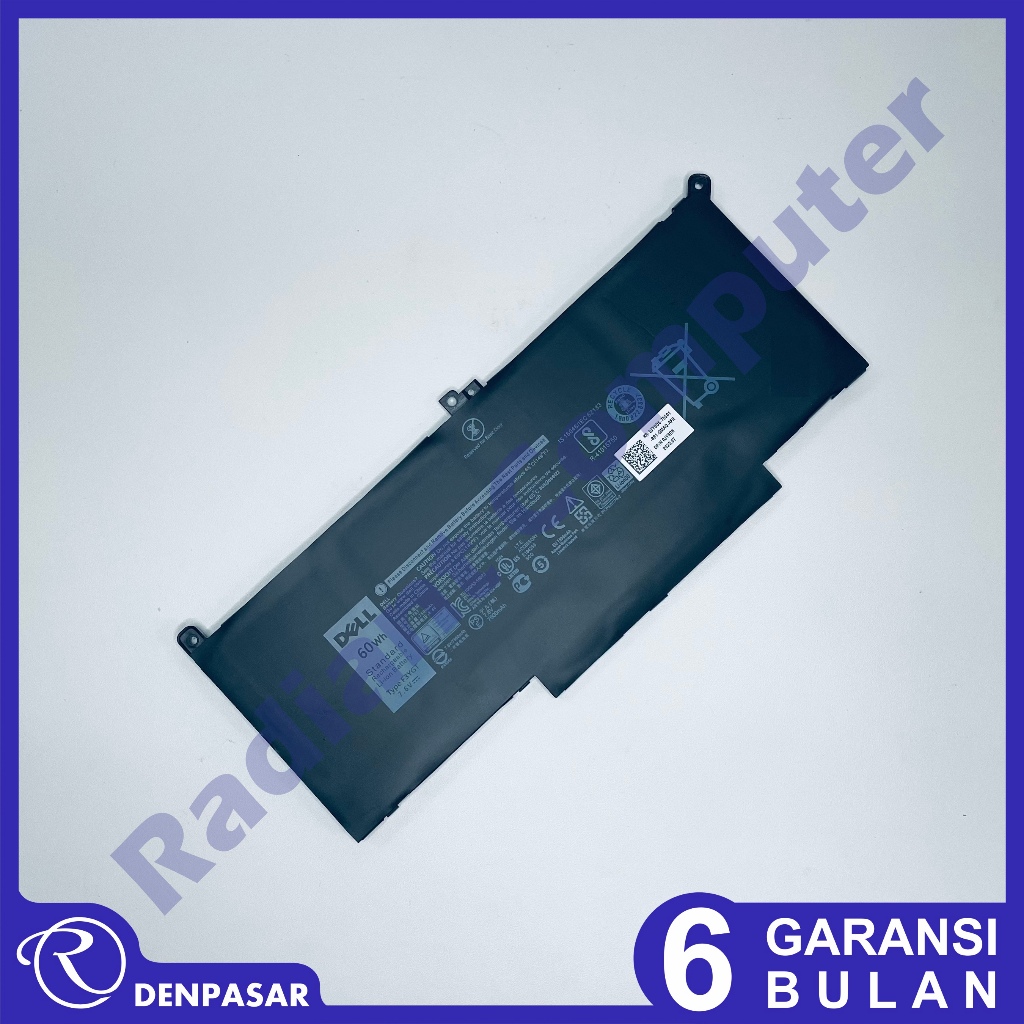 Baterai DELL Latitude E7280 E7380 E7480 7280 7380 7390 7480 7490