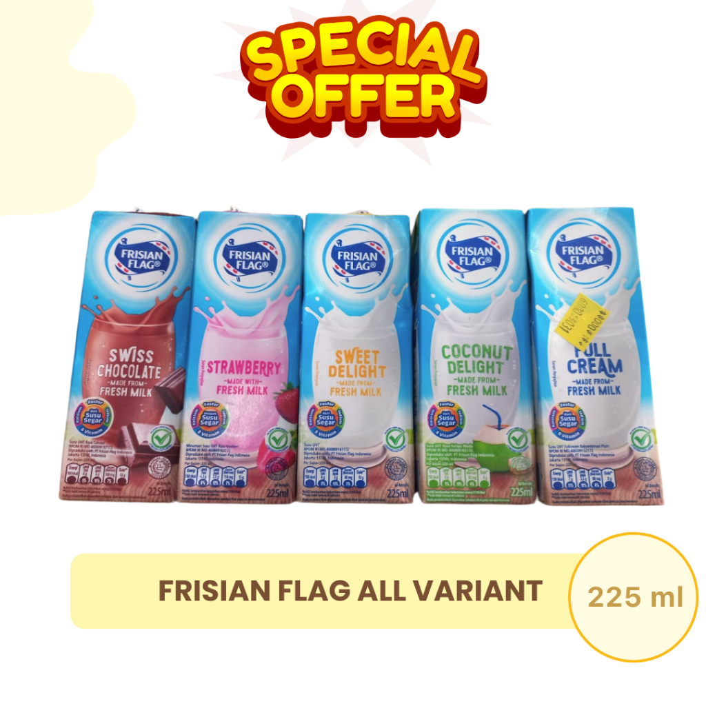 

Susu Frisian Flag Susu UHT All Variant 225 Ml