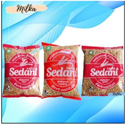 

Sedani Makaroni Pasta Pipa Spiral Kerang 1 kg