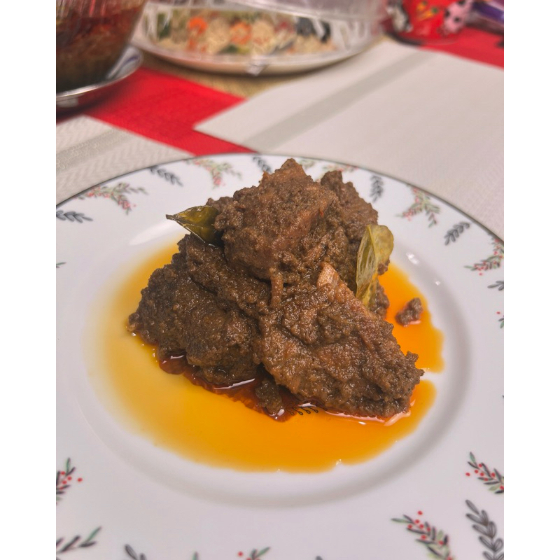 

bumbu rendang tanpa pengawet untuk 1/2kg daging tanpa MSG