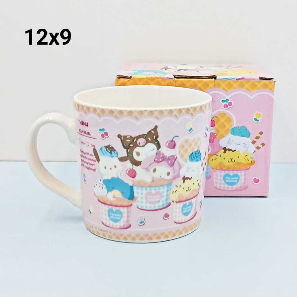 GELAS KERAMIK ORI | GELAS KERAMIK CINAMOROLL | GELAS KERAMIK KUROMI