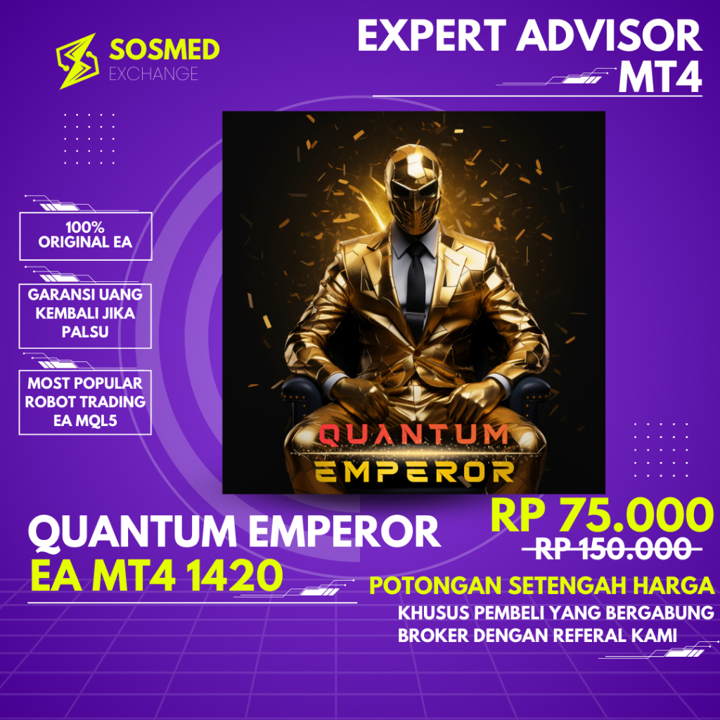 Robot Trading EA FOREX Quantum Emperor v5.3 MT4 1420
