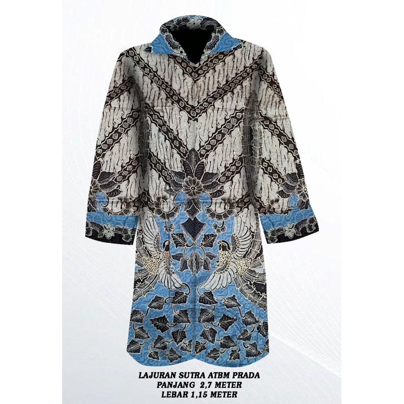 Kain batik tulis sutra prada lajuran wanita 100% original tulis asli SL127