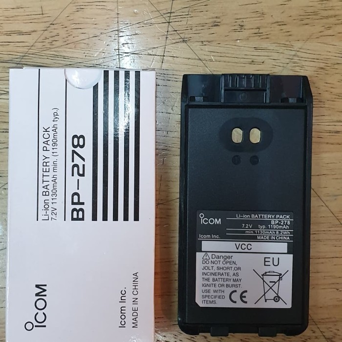 BP-278 Baterai Icom IC-V88 IC-U88 V88 U88 HT BP 278 ICOM BP278 Awet L BP-278 Baterai Icom IC-V88 IC-