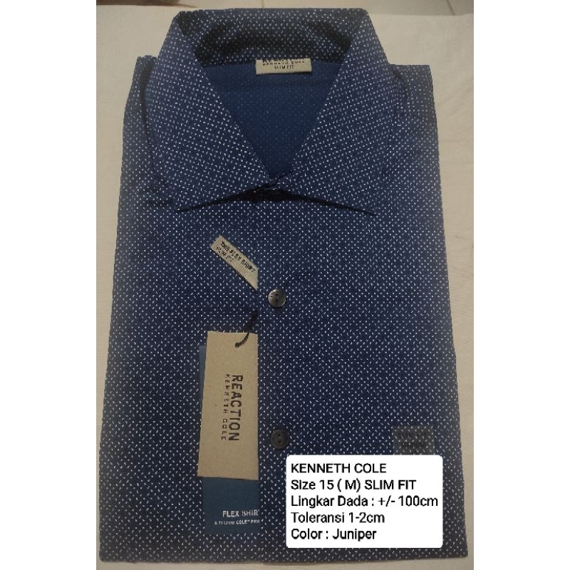 KEMEJA PRIA LENGAN PANJANG KENNETH COLE