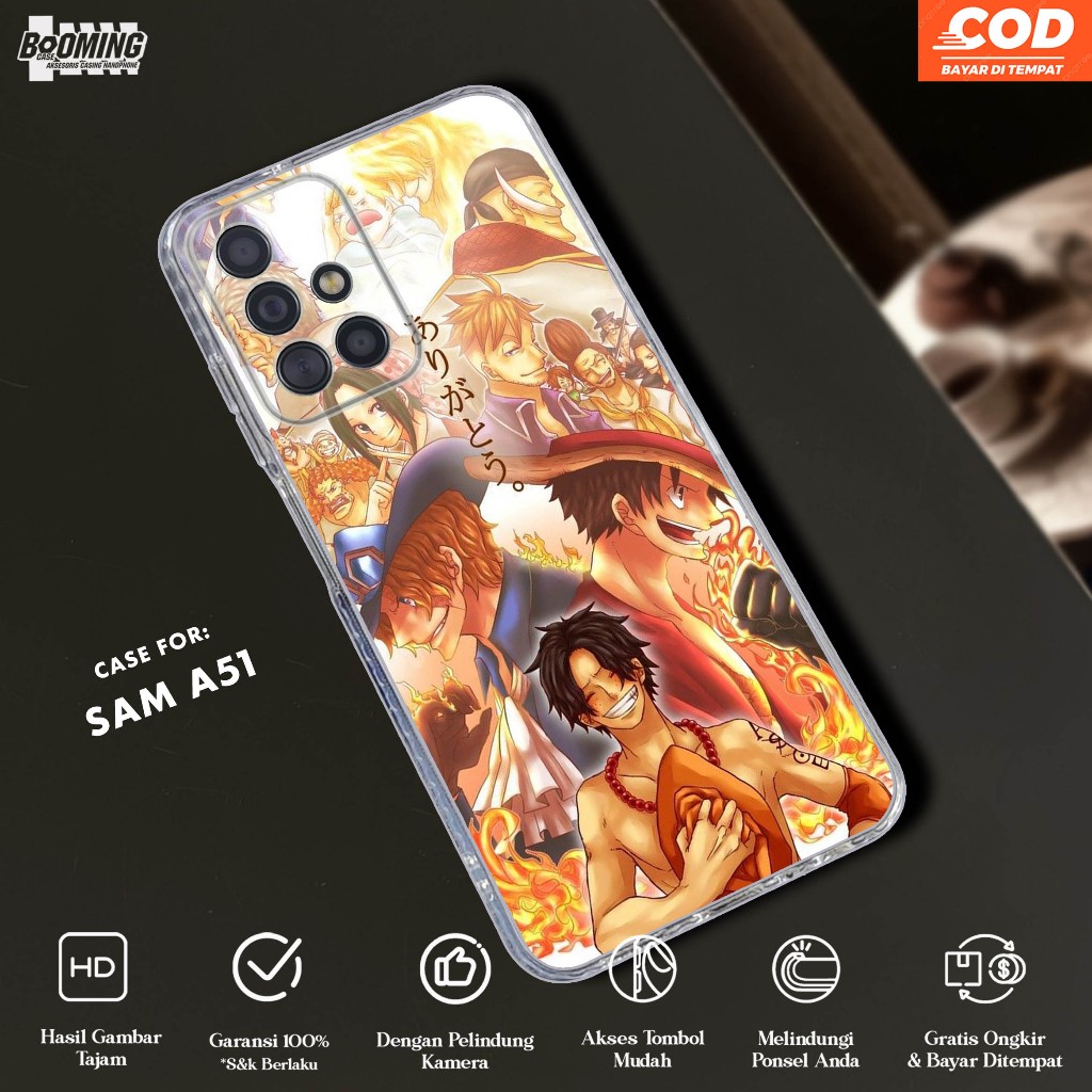 Case Samsung A51 Casing Samsung A51 Motif OP - Clear Case - Softcase Bening Tebal - Casing Hp Premiu