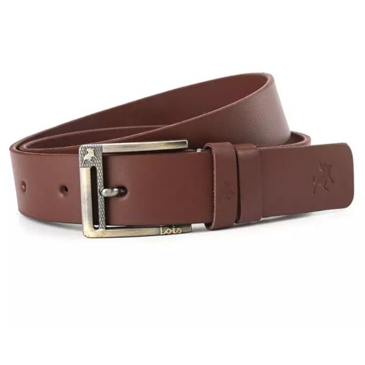 Gesper Kulit Pria ginal Lois B3GBRN