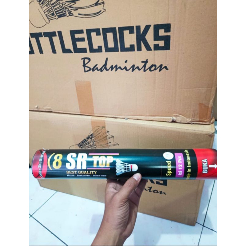 shuttlecock SR TOP shuttlecock murah kualitas terbaik shuttlecock badminton