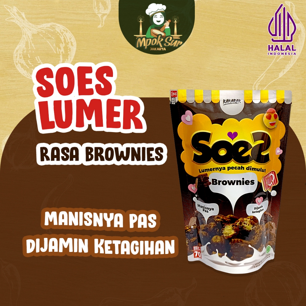 

Mpok Sur - Soes Lumer Brownies Kue Sus Kering Brownis 75 gr