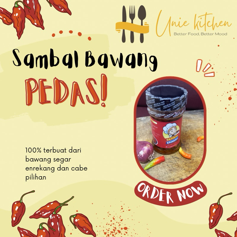 

Sambal bawang Pedas | Tumis | Level Medium