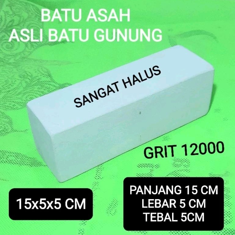 Batu Asah Asli Alam Grit 12000 Super Halus
