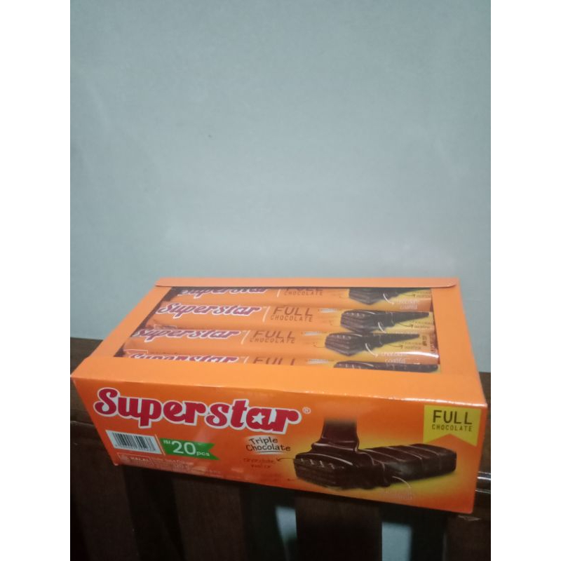 

superstar triple chocolate 1dus isi 20pcs