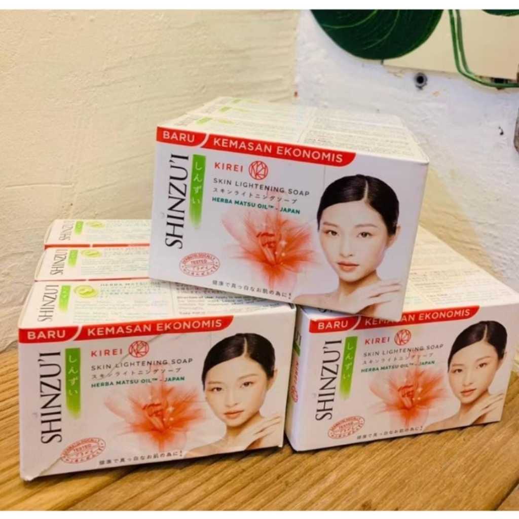 PAKET HEMAT SABUN SHINZUI 60GRAM ISI 3PCS SABUN BATANG SHINZUI SABUN SINZUI SABUN KECANTIKAN