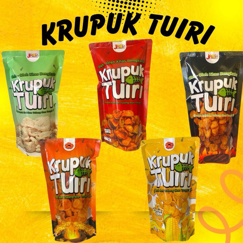 

Krupuk tuiri oleh oleh khas bengkulu Krupuk ikan tenggiri asli bengkulu