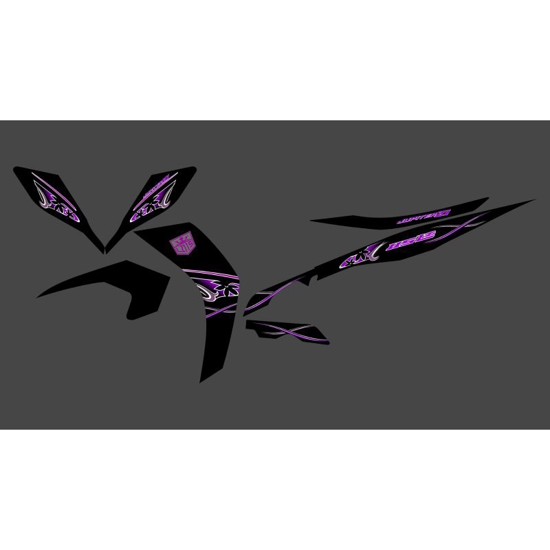 Striping Custom Jupiter Z Robot Transparan Design High Flower