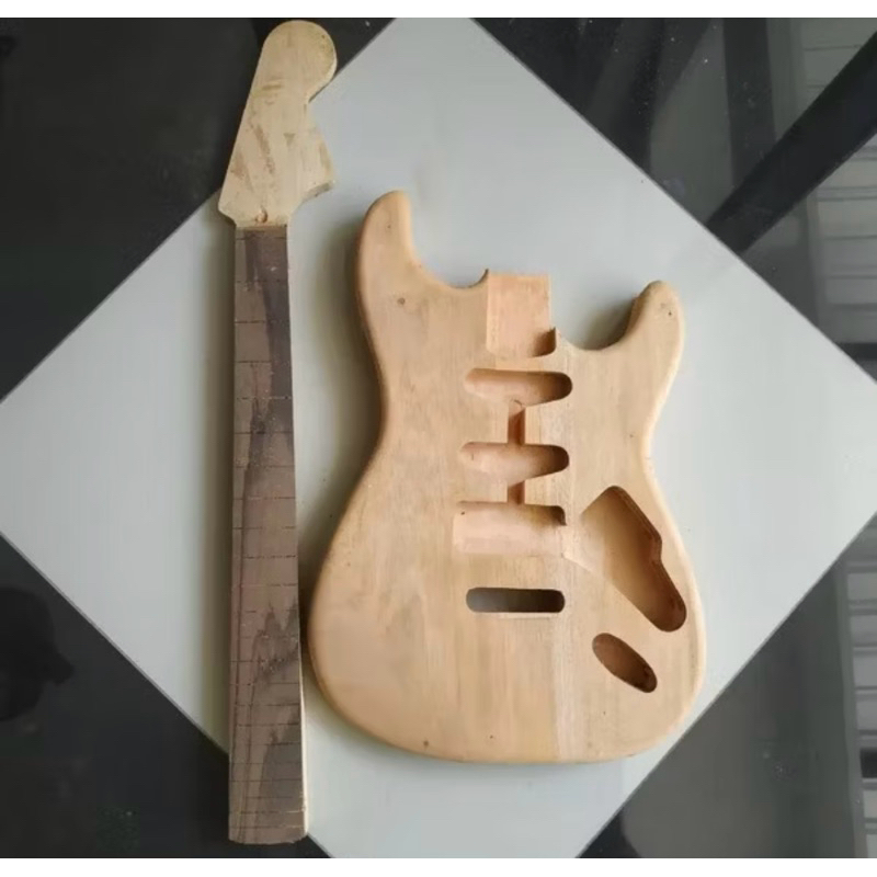 BODI NECK MENTAHAN UNFINISH GITAR FENDER STRATOCASTER