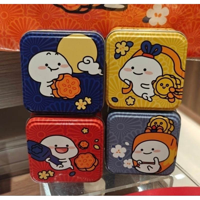 

Mini Mooncake Hongkong kue bulan mini white lotus seed