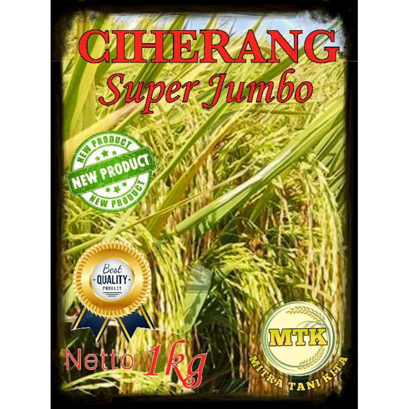 BENIH PADI CIHERANG SUPER JUMBO kemasan 1kg