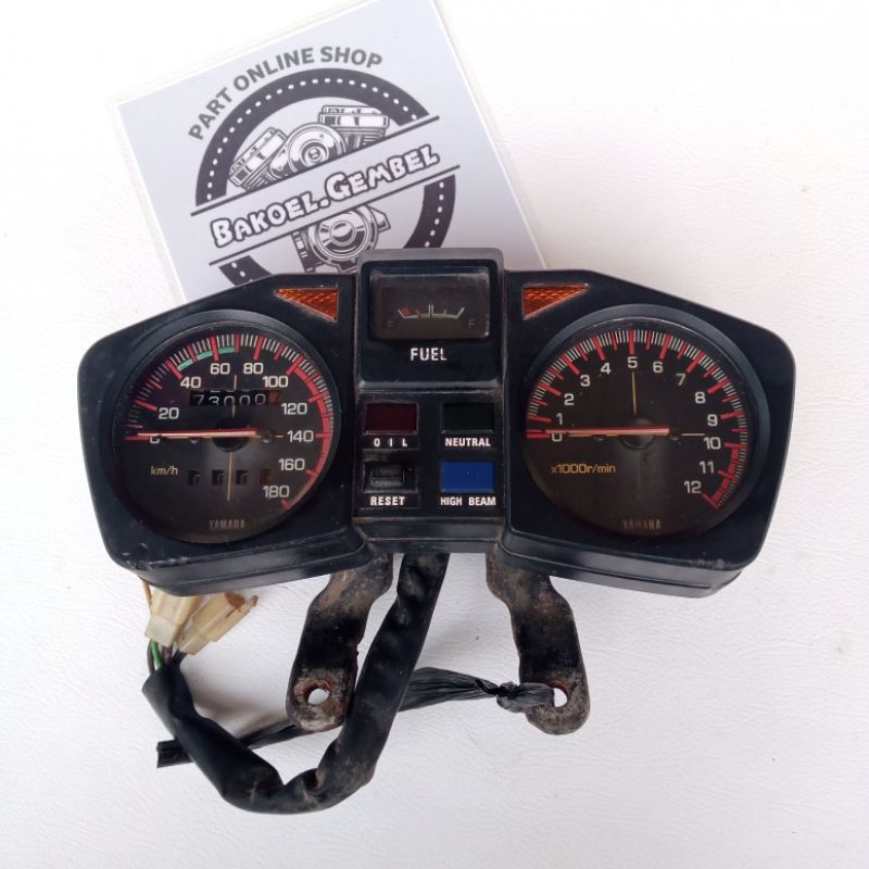 Speedometer  spidometer Yamaha RXZ RZR Old original copotan