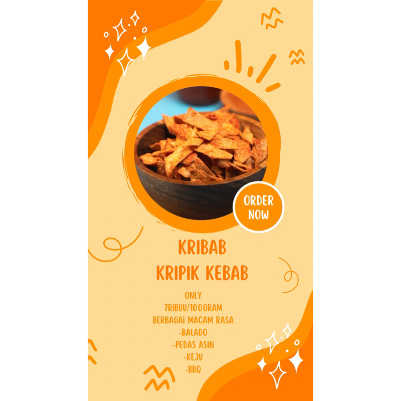 

KRIBAB || KERIPIK KEBAB ASLI TANPA BAHAN PENGAWET