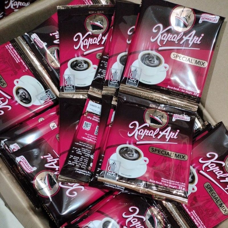 

kopi kapal api special mix renteng isi 10 sachet/kopi hitam + gula