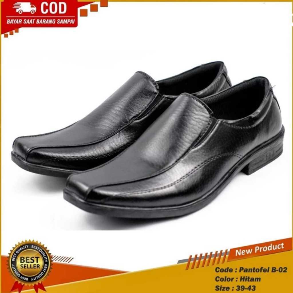 Sepatu Pantofel Pria Pantofel Hitam Sepatu Pantofel Kerja