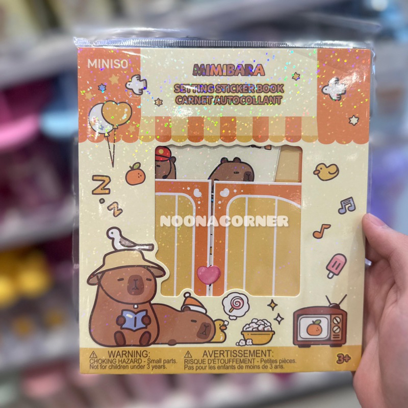 

Miniso x Mimibara ‼️ Setting Sticker Book Capybara Capibara Collections