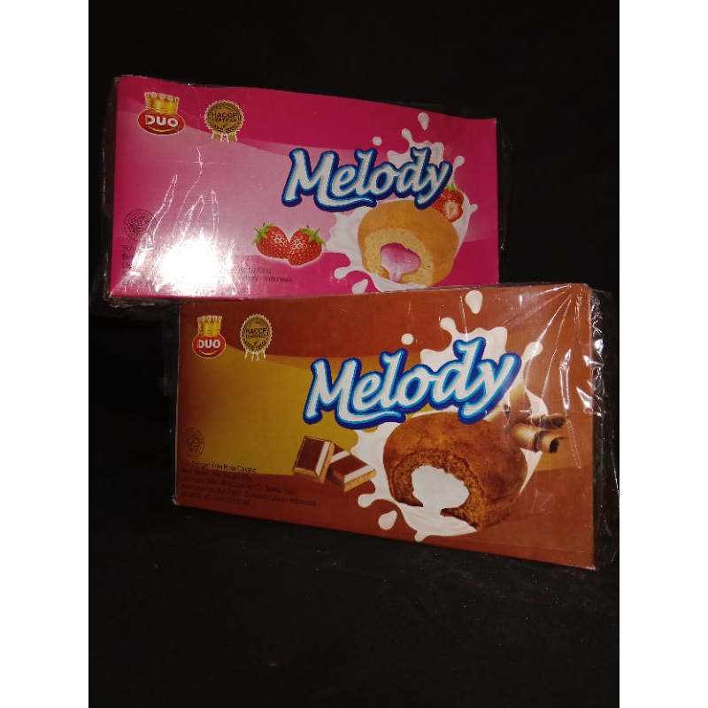 

HARGA GROSIR!!! MELODY Bolu Isi Krim 2 Varian Rasa 10gr 24pcs