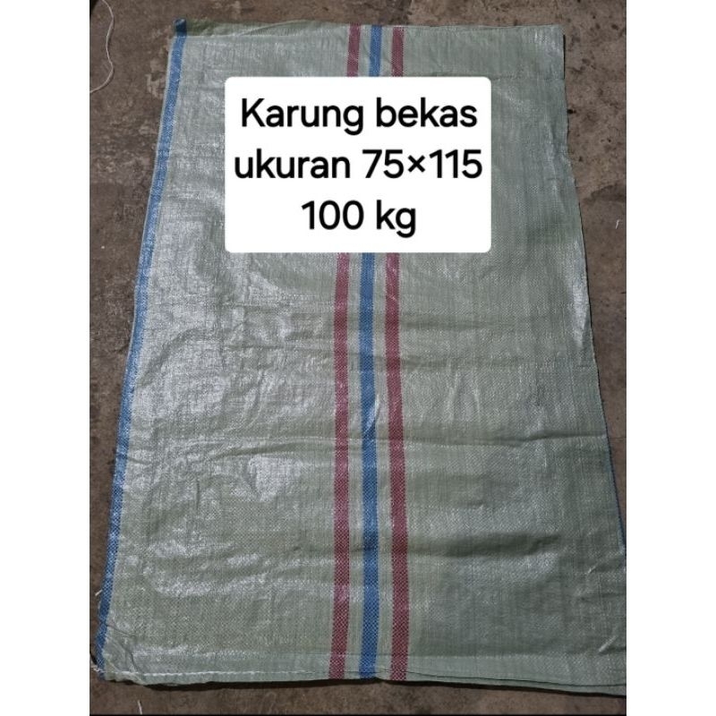 (READY) Karung Bagor Bekas Ekspedisi Beras Gula Tepung Terigu Pakan Ternak Karung Goni Besar Jumbo B
