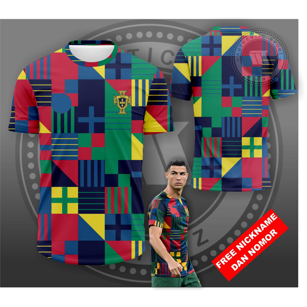 JERSEY PRINTING PORTUGAL PREMATCH/JERSEY TRAINING RONALDO/JERSEY PRINTING PIALA DUNIA QATAR