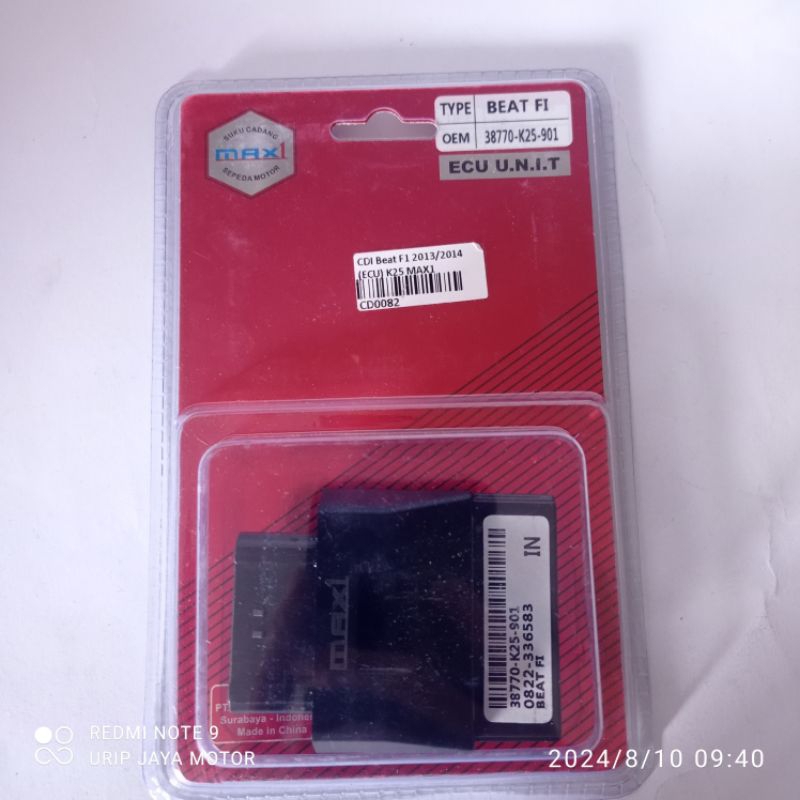 38770-K25-901 CDI / ECU Beat fi / Scoopy fi / Scoopy eSP 2013-2014 MAX1